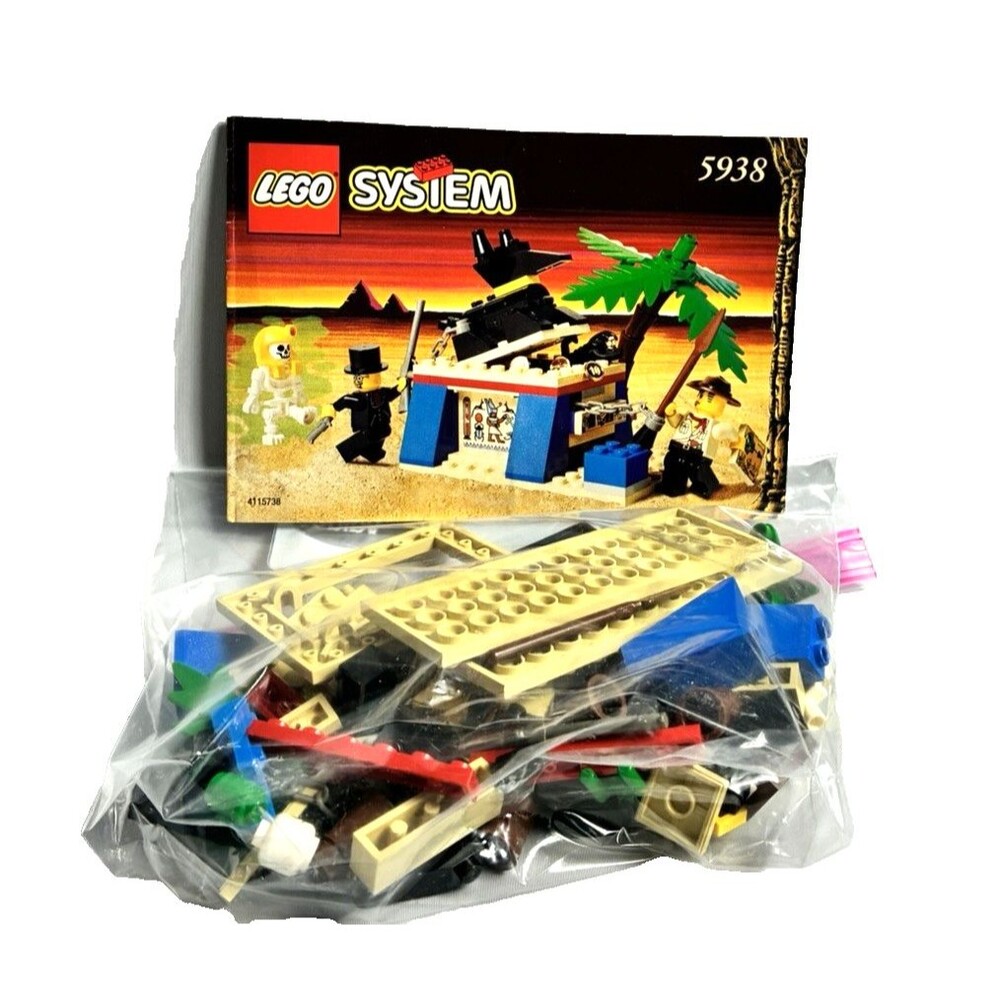 LEGO Adventurers 5938 Oasis Ambush 100% Complete 1998 w Manual Vintage Retired